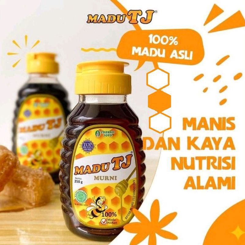 Jual Madu TJ Murni 250g Memperkuat Daya Tahan Tubuh Royal Jelly Bee ...