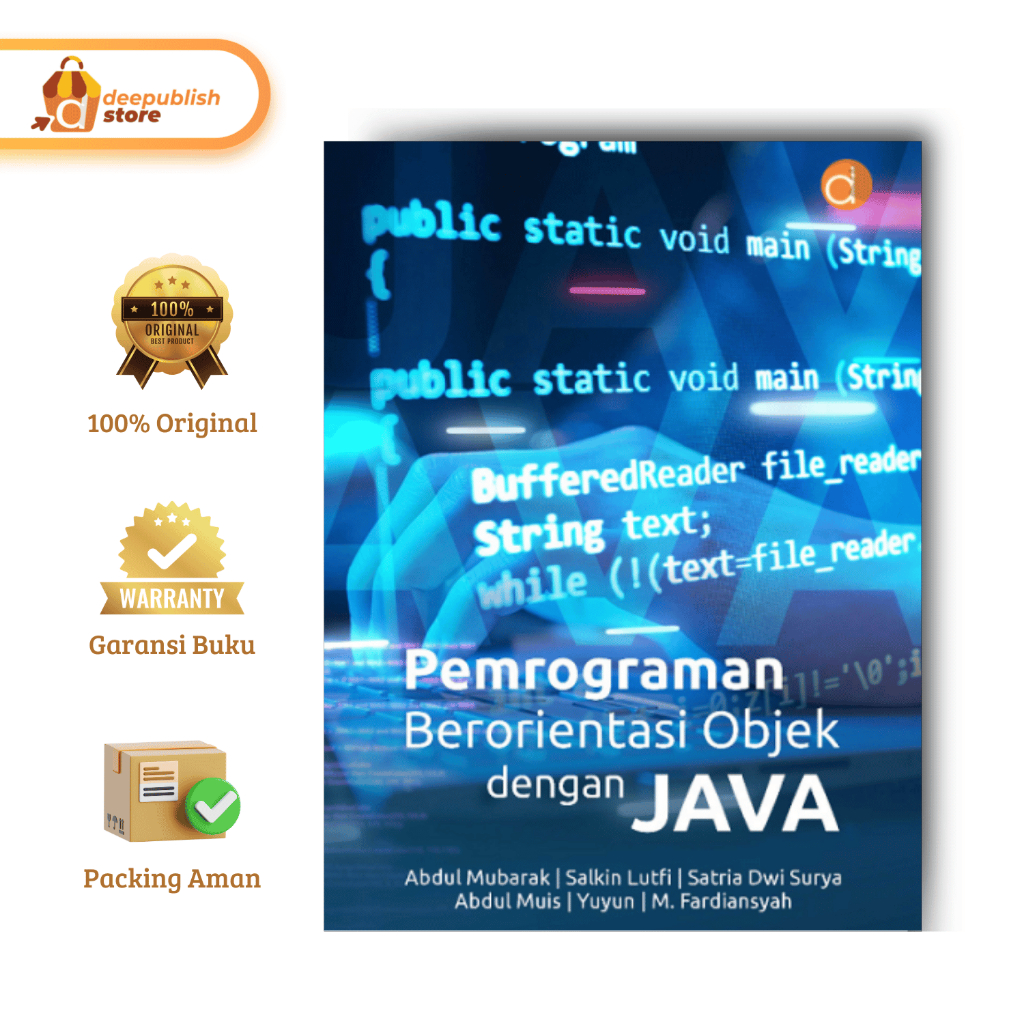 Jual Deepublish | Pemrograman Berorientasi Objek dengan JAVA | Sains ...