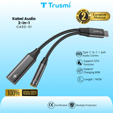 Adapter Type-C to C+3.5mm Female Adapter