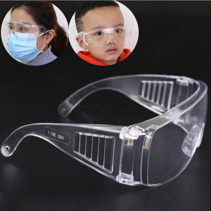 Jual Kacamata Safety Bening Kacamata Transparan Lab APD Goggles Safety ...