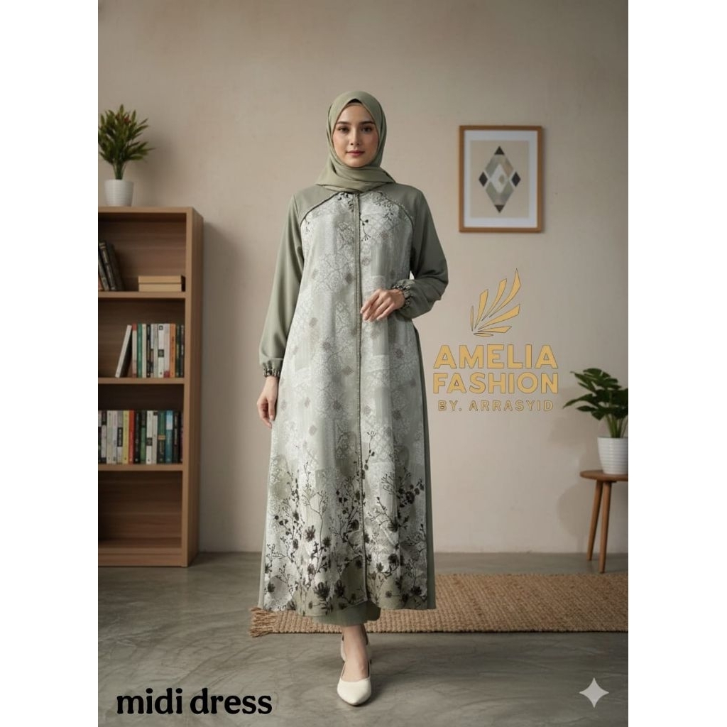knee length dresses for ladies Amelia Midi Dress