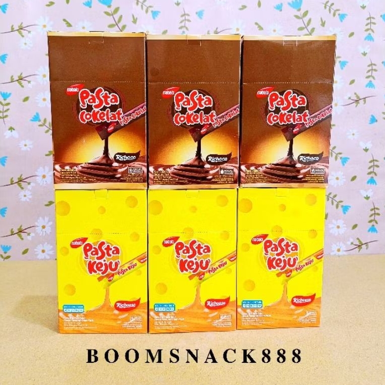 Jual BOX - Richeese Pasta 8g isi 30pcs | Shopee Indonesia