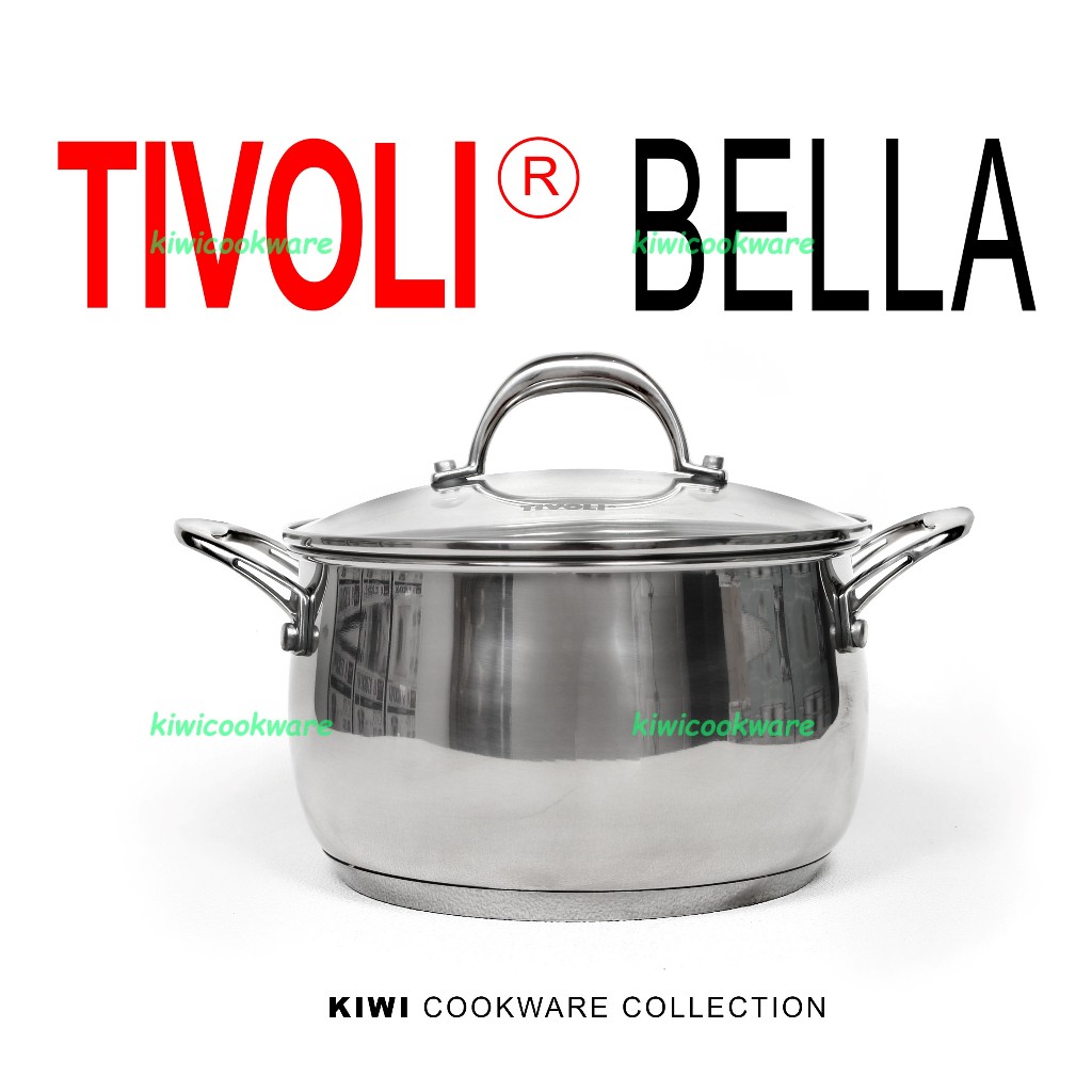 Tivoli Soup Pot 20cm Kapasitas 3.5l Panci Sup Stainless Steel Premium Ekspor Ind - foto 2