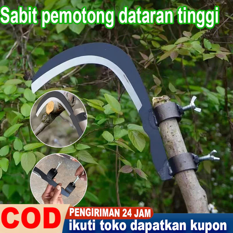 COD Sabit Serbaguna untuk Memotong Rumput Air, Memetik Buah di Dataran Tinggi, dan Alat Pertanian Praktis