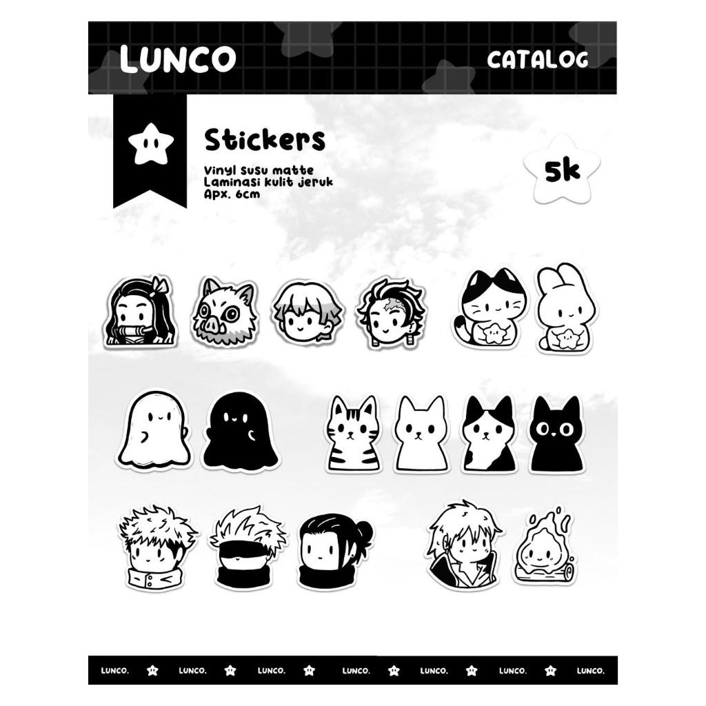 Jual Sticker LUNCO | Shopee Indonesia