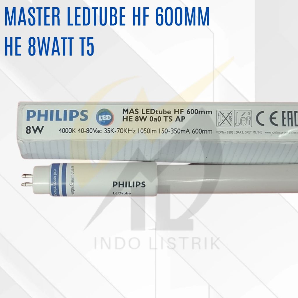 Jual Lampu Philips TL Led 8w 4000K / Philips Master Led Tube HF 600mm ...