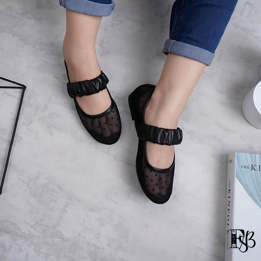 Jual Fsb - DREAMIE Sepatu Flat Shoes Wanita Bahan Mesh | Shopee Indonesia