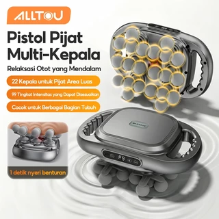 ALLTOU Pistol Pijat Elektrik 22 Kepala Getar