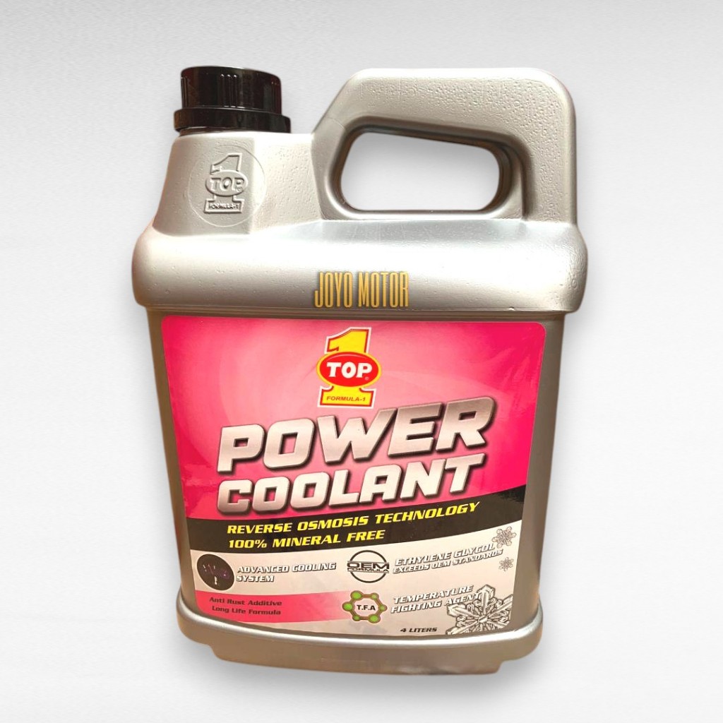 Jual Air Radiator Coolant TOP 1 Power Coolant Merah 4 Liter | Shopee ...