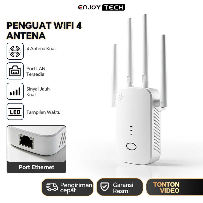 Jual Wifi Repeater/1200Mbps Wifi Range Extender/2.4G WiFi Signal ...