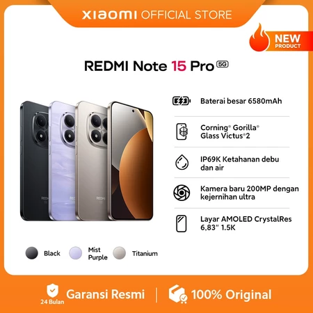 Redmi Note 15 Pro 5G dengan kamera 200 MP dan baterai besar untuk content creator