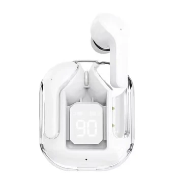 Air31 TWS Transparent Earbuds Bluetooth Wireless Headset HiFi Stereo Sound LED Digital Display