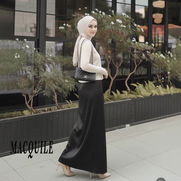 Rok Satin Silk Premium Maxi A Line Satin Skirt Rok Satin Duyung Size S XXXL 3XL Premium Fabric