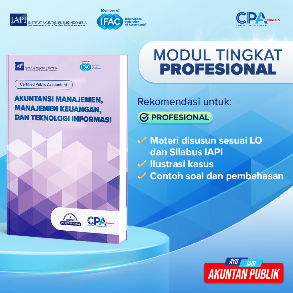 Jual Modul CPA Tingkat Profesional – Akuntansi Manajemen, Manajemen ...