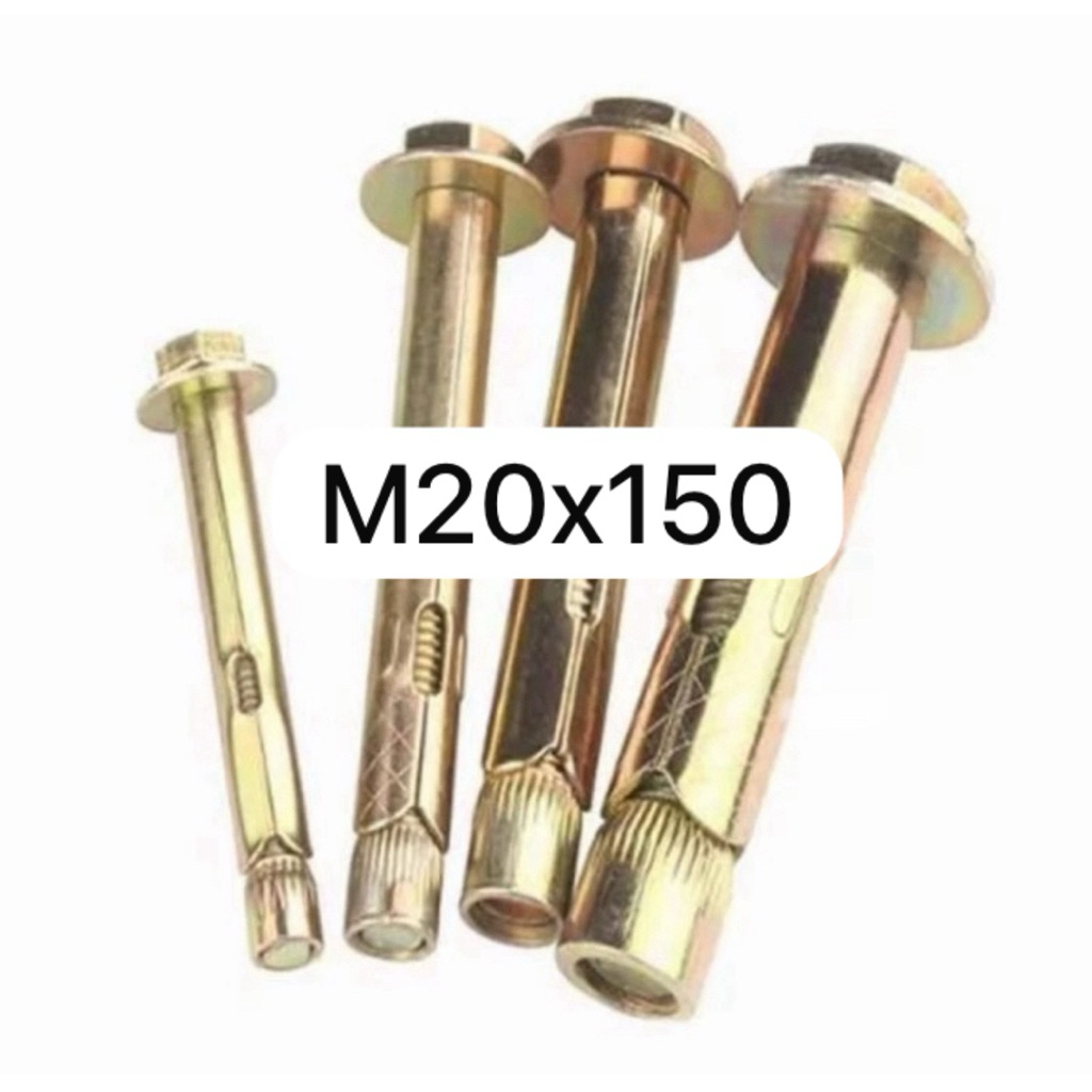 Jual Dynabolt anchor/hexbolt sleeve anchor M20x150 grade8.8 | Shopee ...
