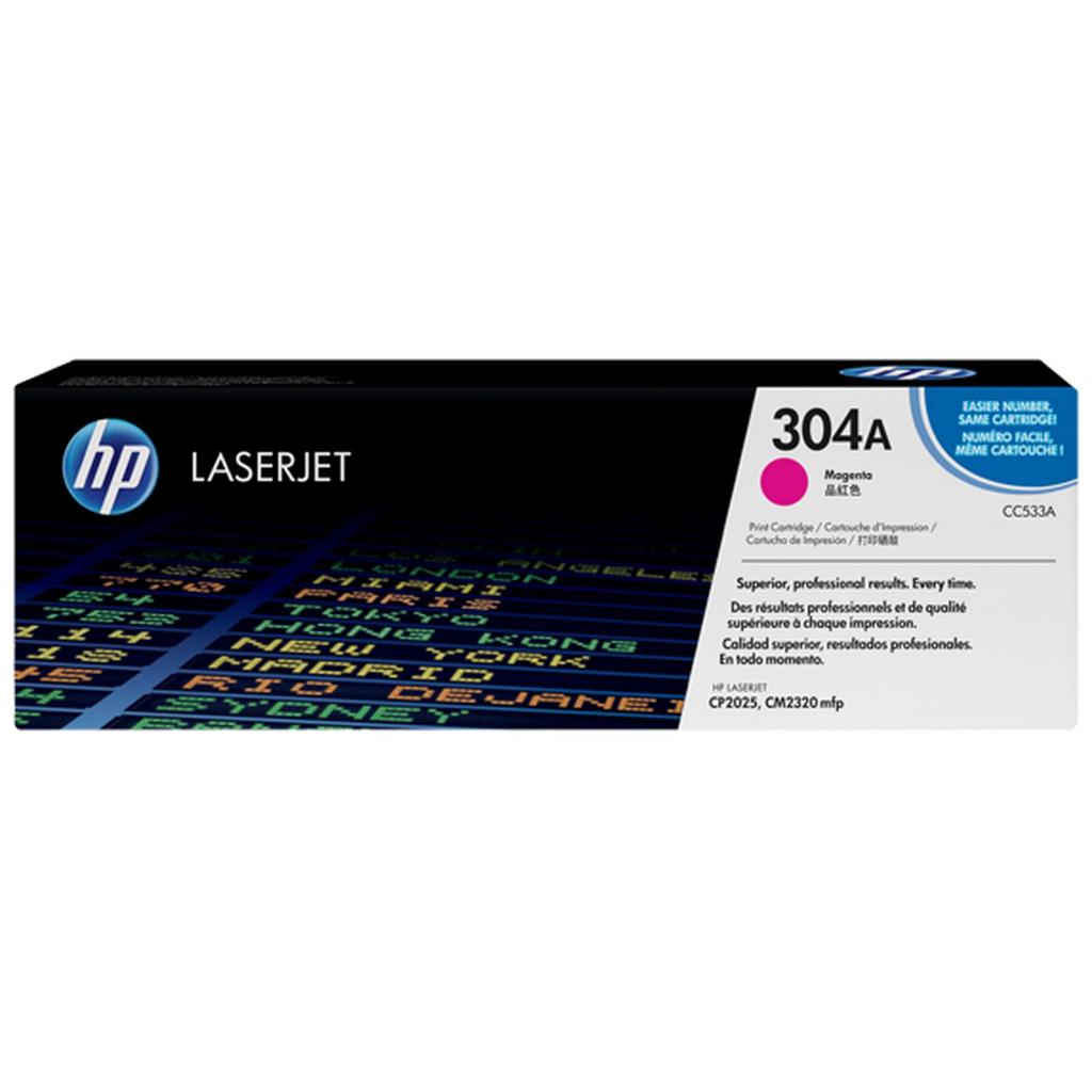 HP Toner 304A Black Cyan Magenta Yellow LaserJet Cartridge Original [C530A C531A C532A C533A] (4)
