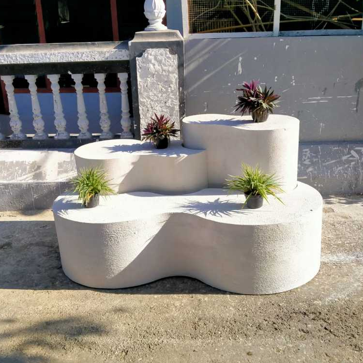 Jual meja display both etalase meja pameran meja event abstrak berundak ...