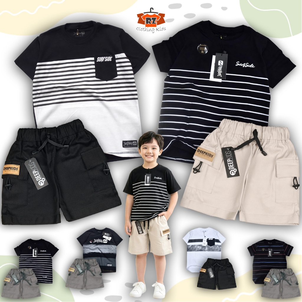 Jual Setelan Anak Laki Laki Distro Usia 1-12 Tahun Bahan Cotton 30S ...