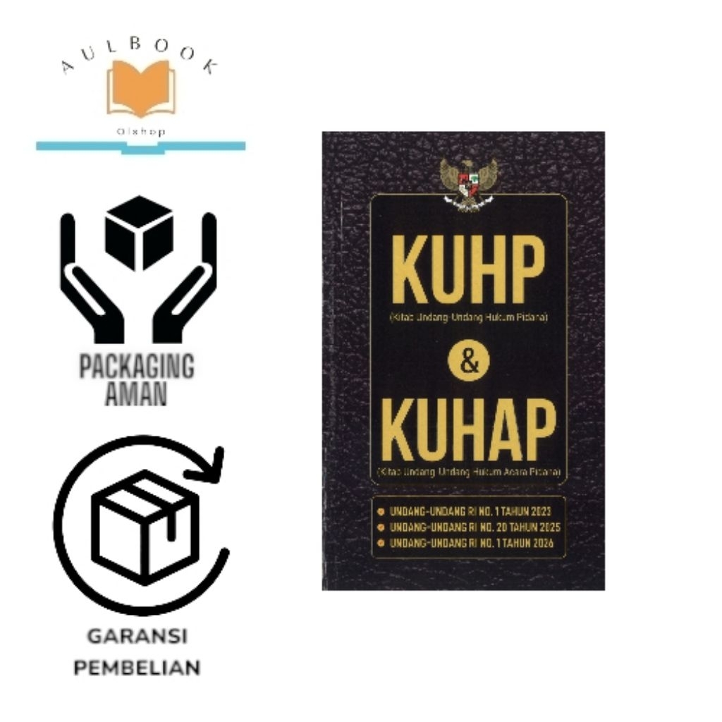 Jual KUHP (Kitab Undang-Undang Hukum Pidana) KUHAP (Kitab Undang-Undang ...