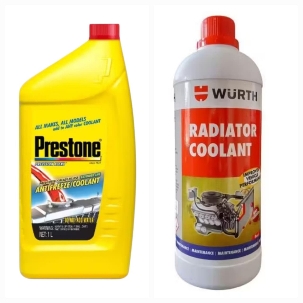 Jual Prestone & Wurth Air Radiator Coolant Antifreeze MERAH Red [1L ...