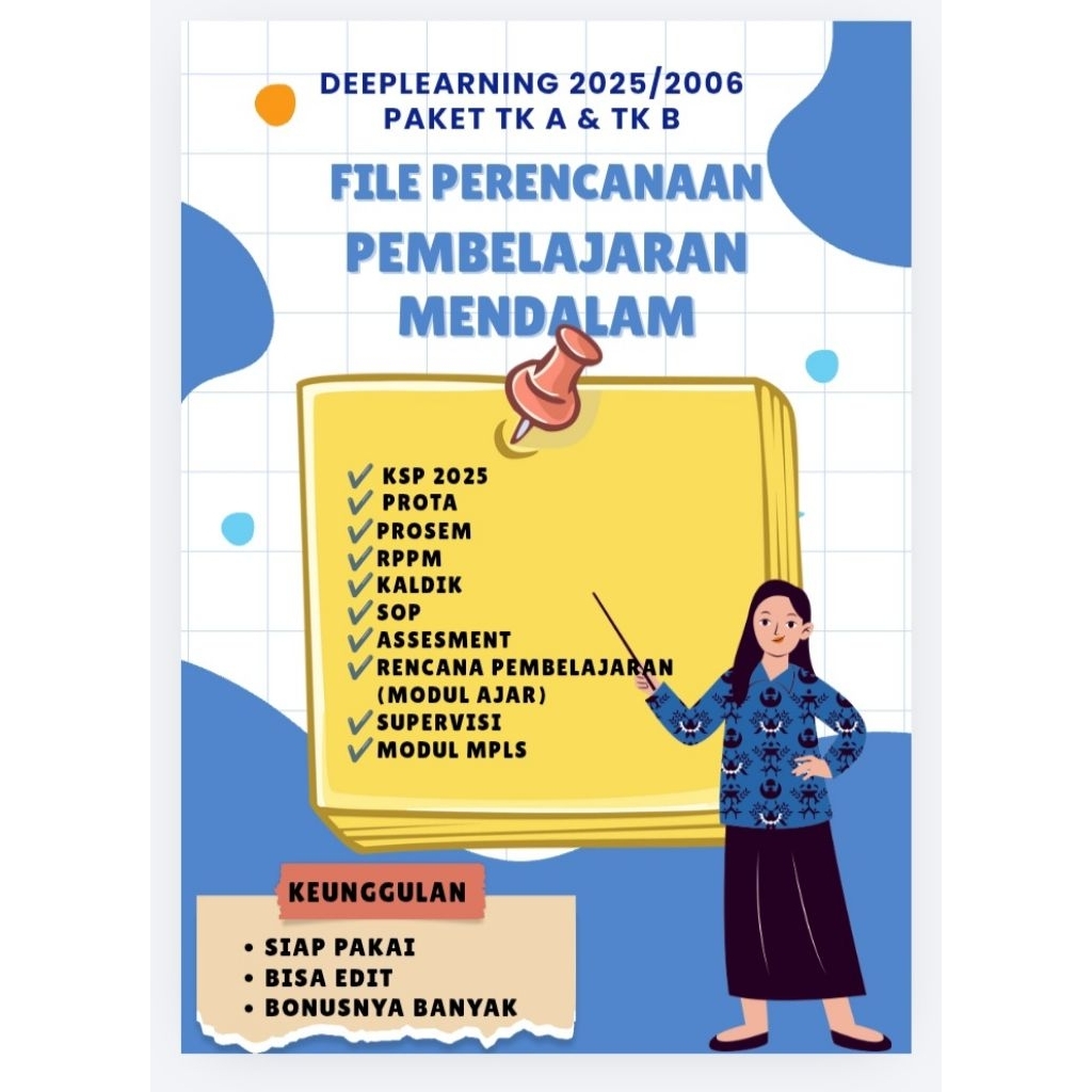 Jual FILE PERENCANAAN PEMBELAJARAN MENDALAM/RPP/MODUL AJAR DEEP ...