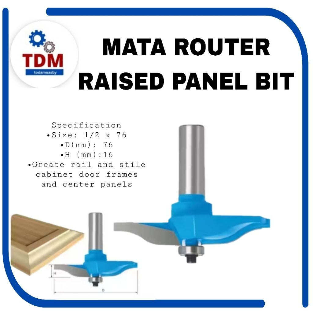 Jual Mata Router Raised Panel Bit | Shopee Indonesia