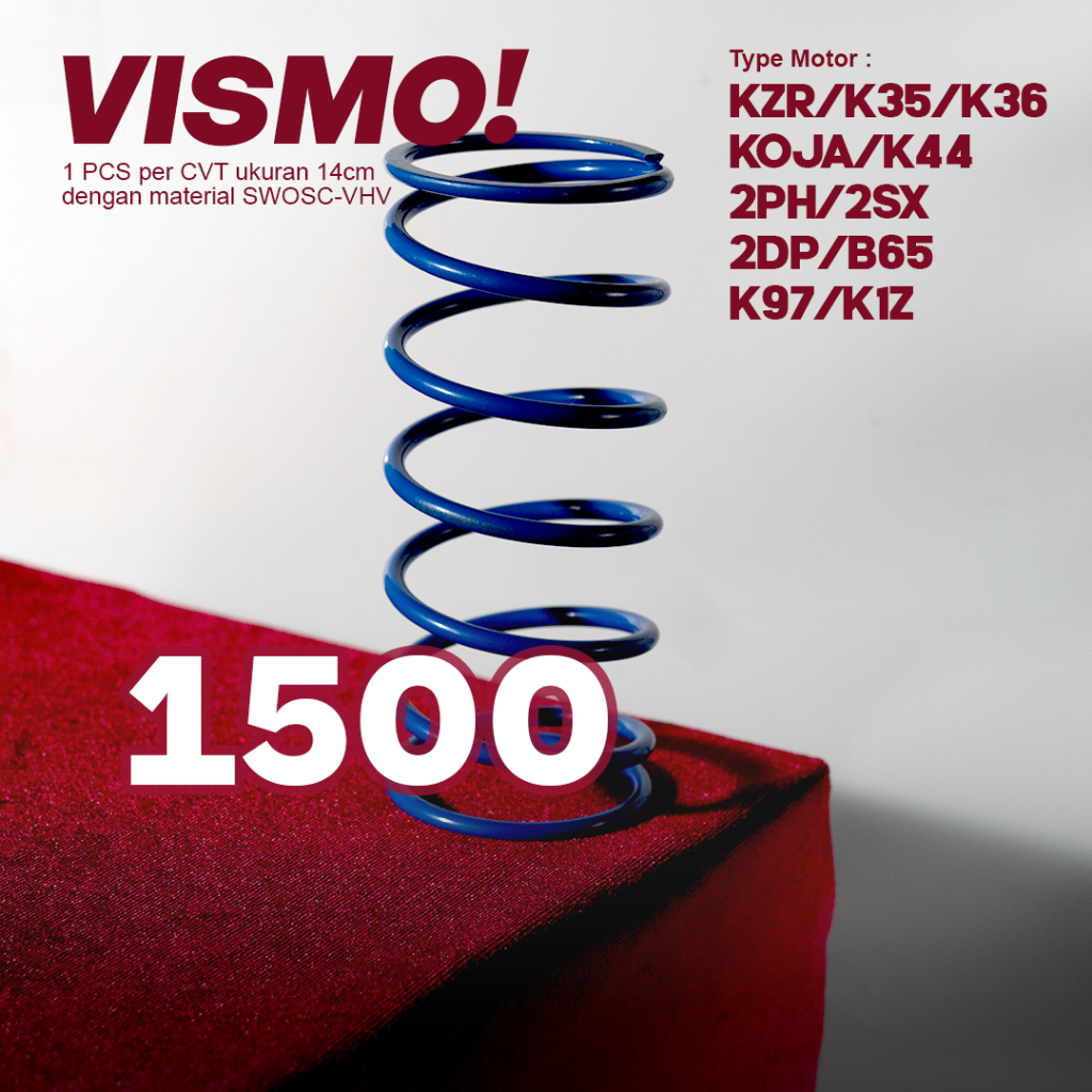Jual PER CVT VISMO! [NEW MATERIAL] SWOSC-VHV UKURAN 14CM | Shopee Indonesia
