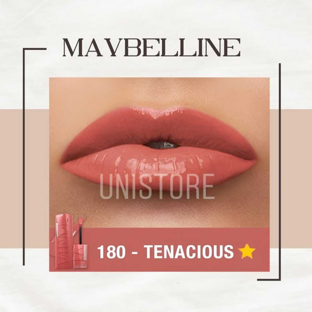 Jual Maybelline Superstay Vinyl Ink 180 Tenacious | Lipstik Vinyl Tahan ...