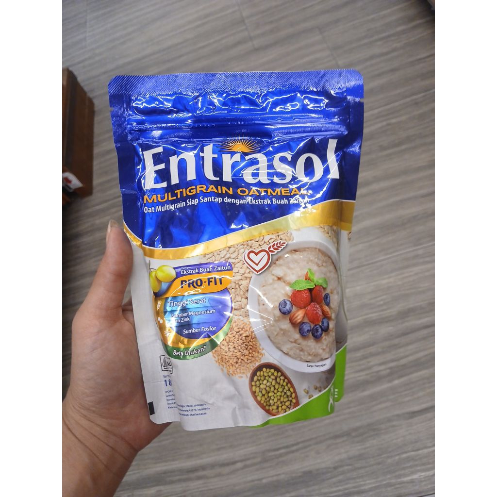 Jual Entrasol Multigrain Oatmeal Pro-Fit dengan Ekstrak Buah Zaitun dan ...