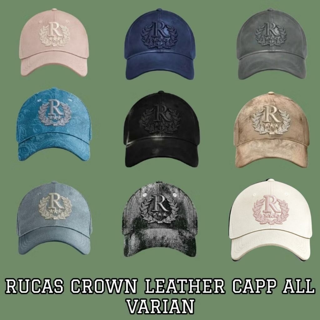 Jual Rucas all varian caps Crown camo /navy Denim & Grey all Cap ...