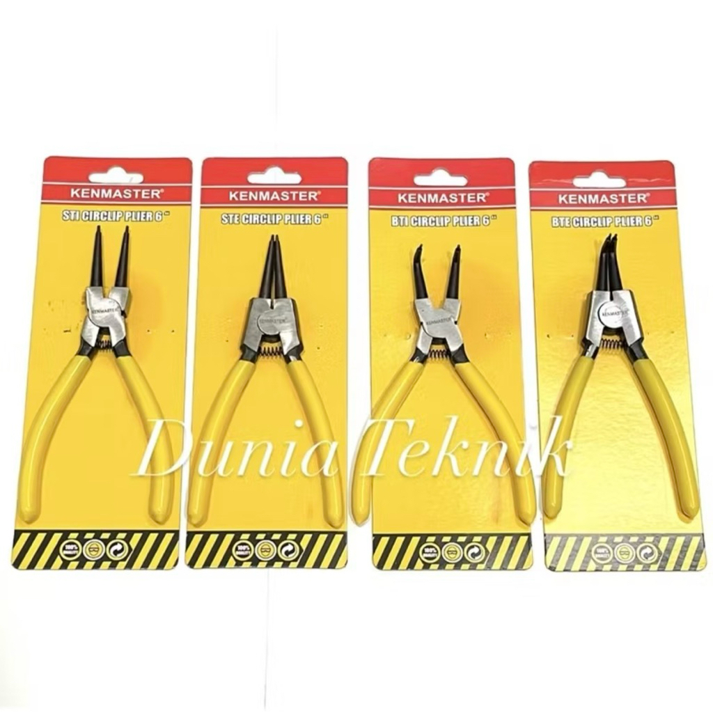 Jual KENMASTER Tang Snap Ring Set 4 pcs 6” Tutup Lurus Buka Lurus Tutup ...