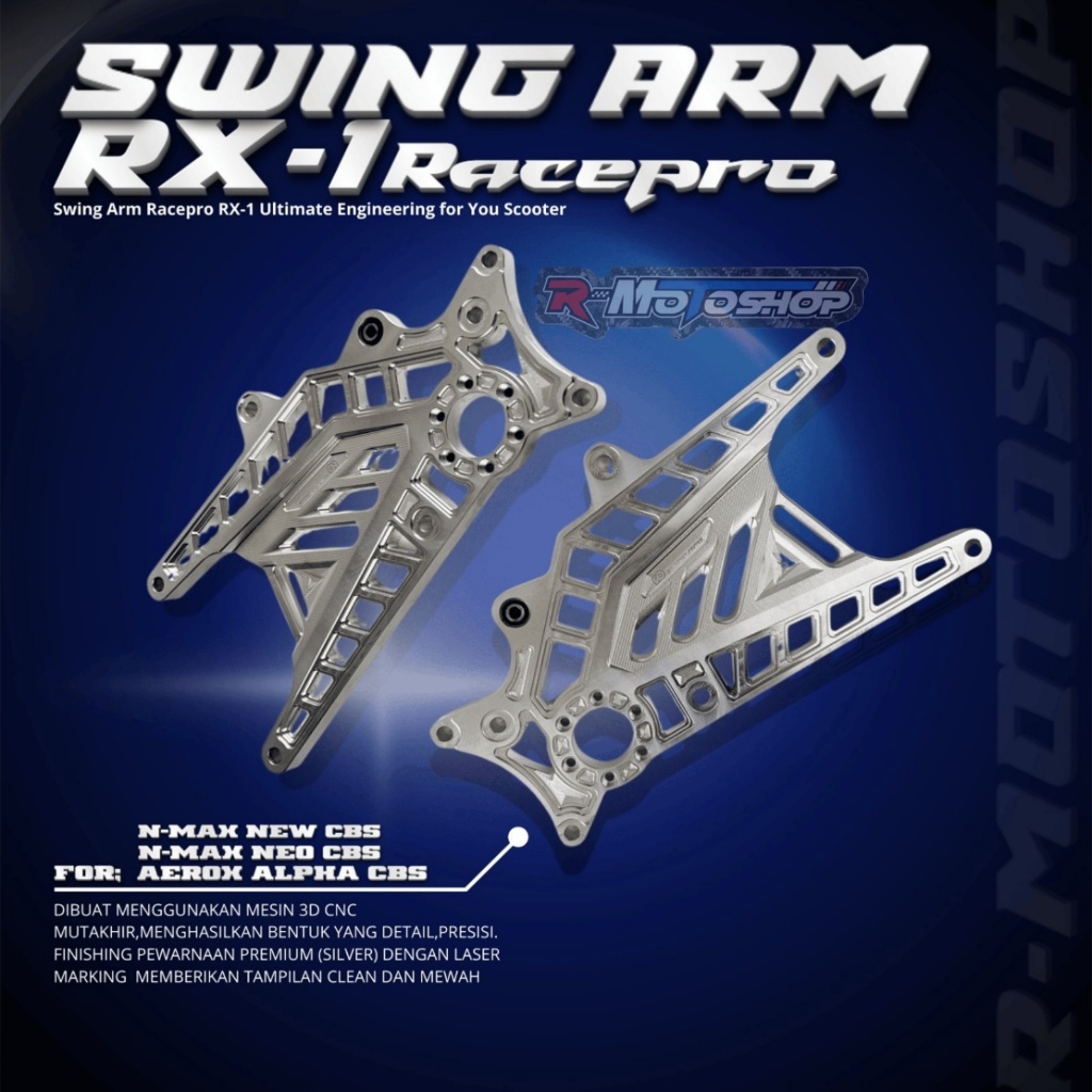 Jual R-Motoshop Swing ARM CNC Racepro RX-1 NMAX NEW CBS, NMAX NEO CBS ...