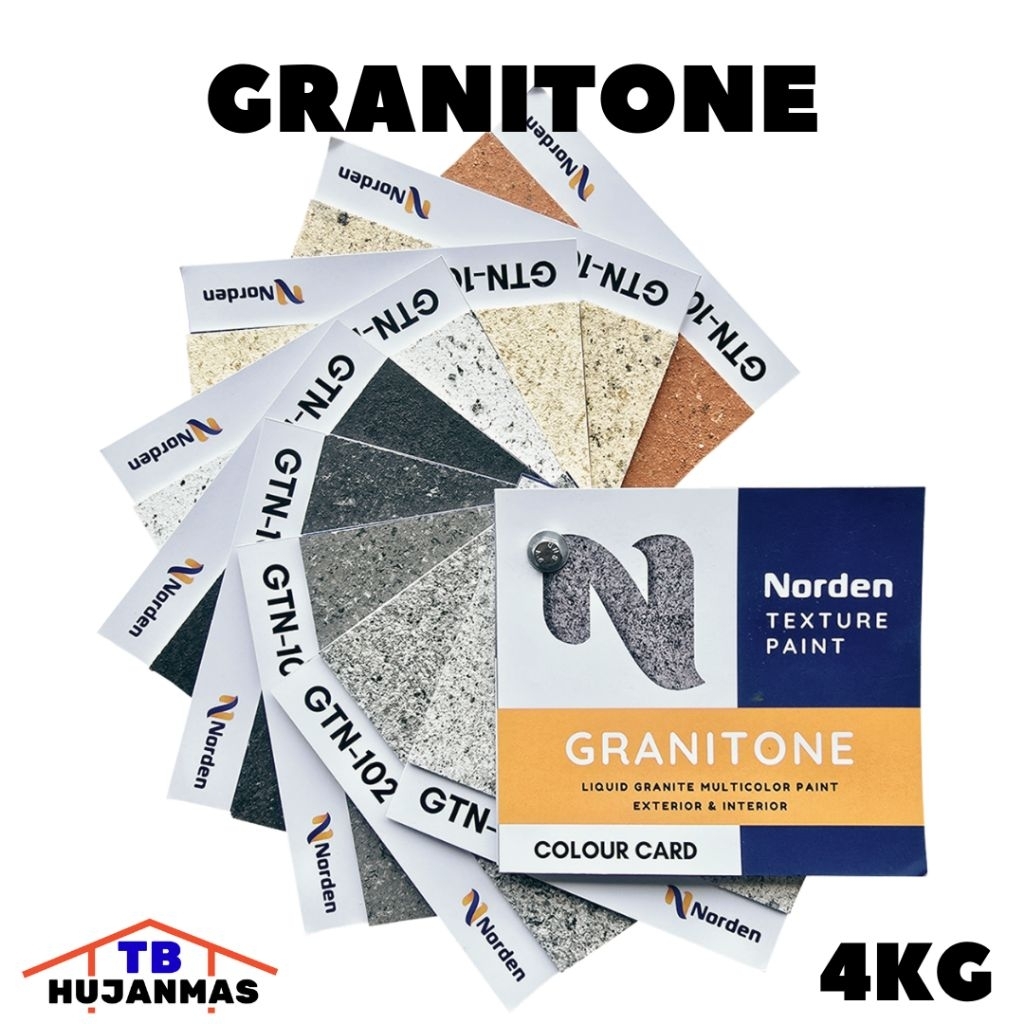 Jual Norden Granitone 4kg Cat Tekstur Granit Muticolor Texture Wall ...