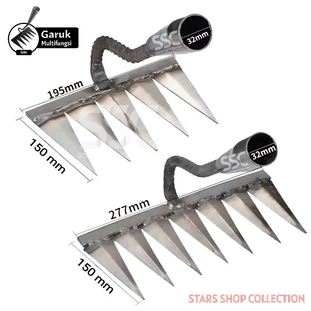 Jual RAKE BESI GARUK GARU PENGGEMBUR TANAH PERTANIAN/ALAT PERTANIAN ...
