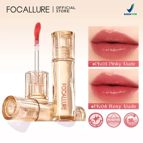 FOCALLURE Lip Tint Hydrating Super Glazed Shine Lip Glossy Lightweight 16H Glazelock Glazed