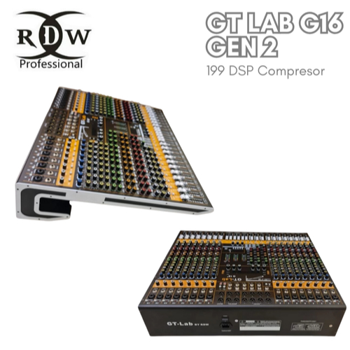 Jual Mixer Audio 16 Channel GT LAB G16 GEN 2 G16 GEN2 Terbaru 8 AUX ...