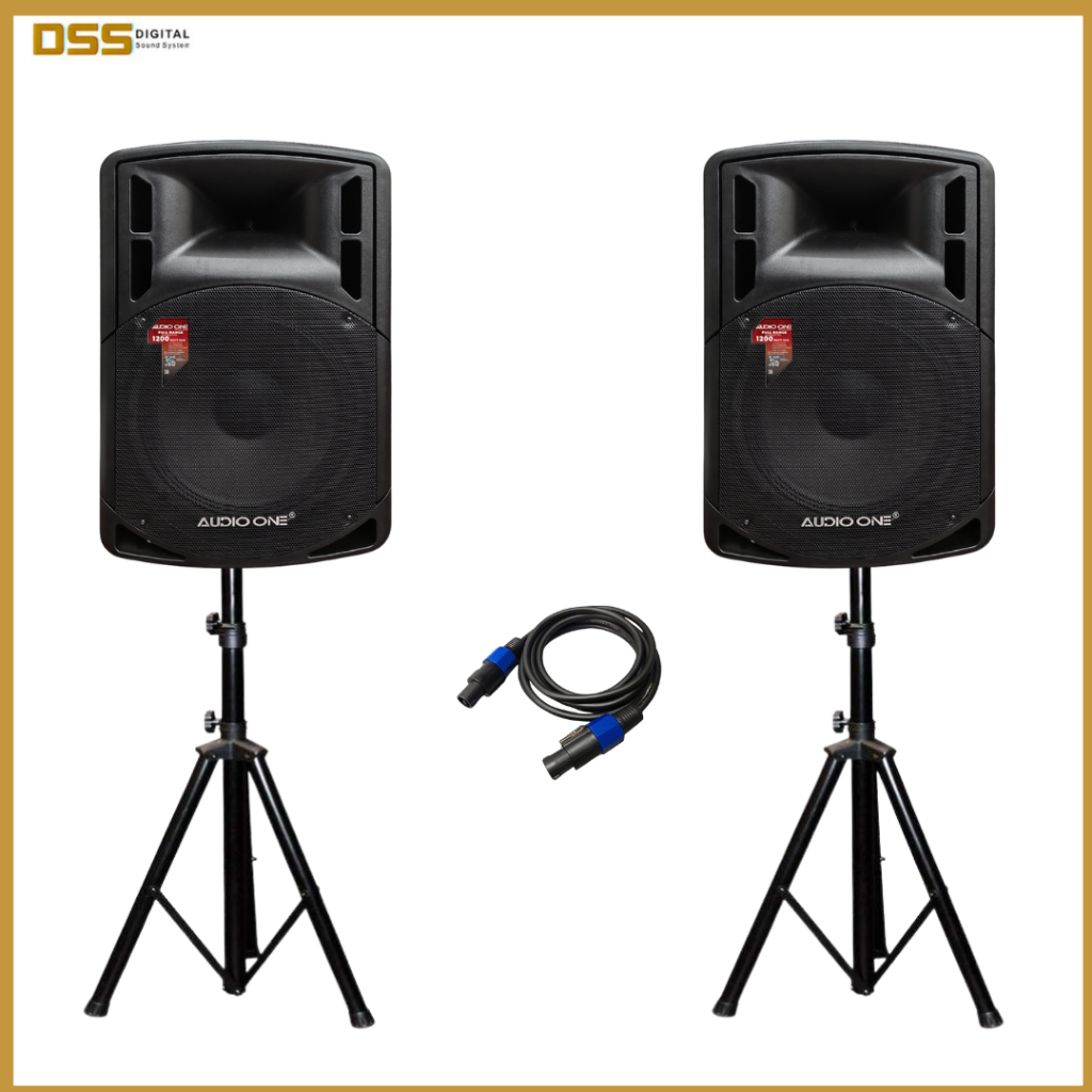 Jual Speaker 15 Inch AUDIO ONE HL 115 800 Watt 2 Box ( Aktif & Pasif ...