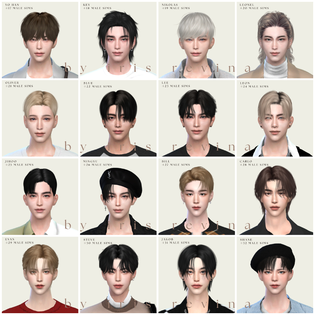 Jual THE SIMS 4 CUSTOM CONTENT MALE CHARACTER PART 2 + CC | Shopee ...