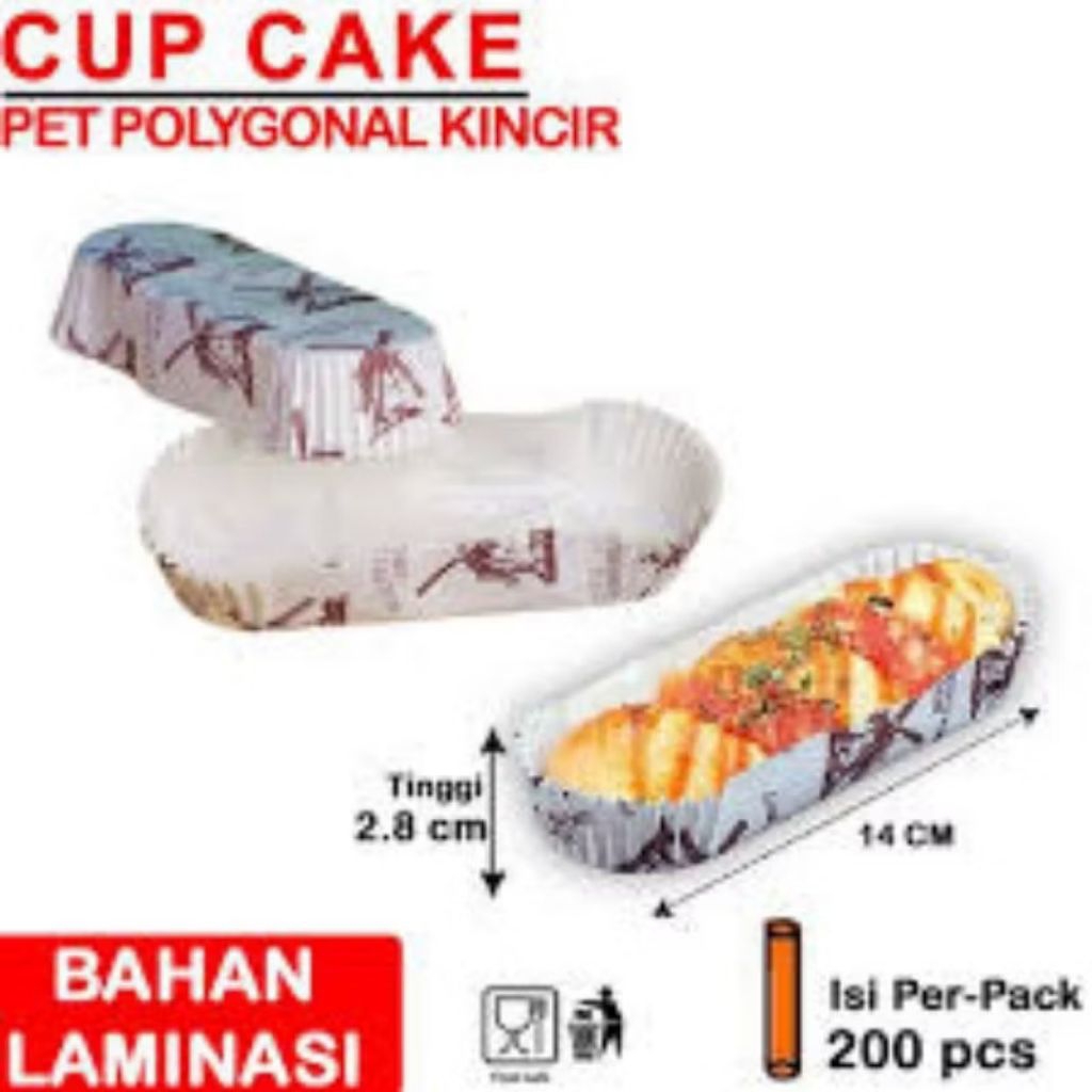Jual Paper Cup Roti Laminasi OVAL Kincir | Isi 200 | Shopee Indonesia