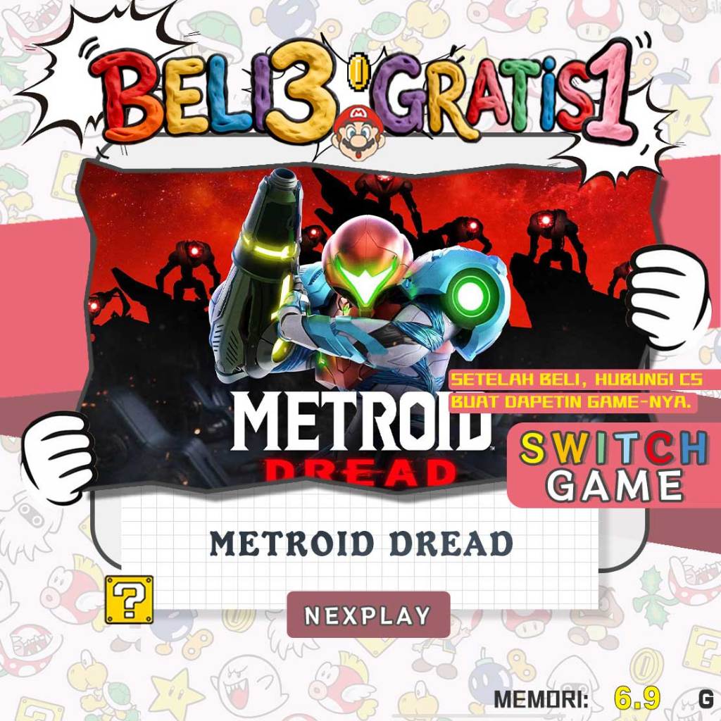 Jual Metroid Dread Nintendo Switch Digital Game BELI 3 GRATIS 1 ...