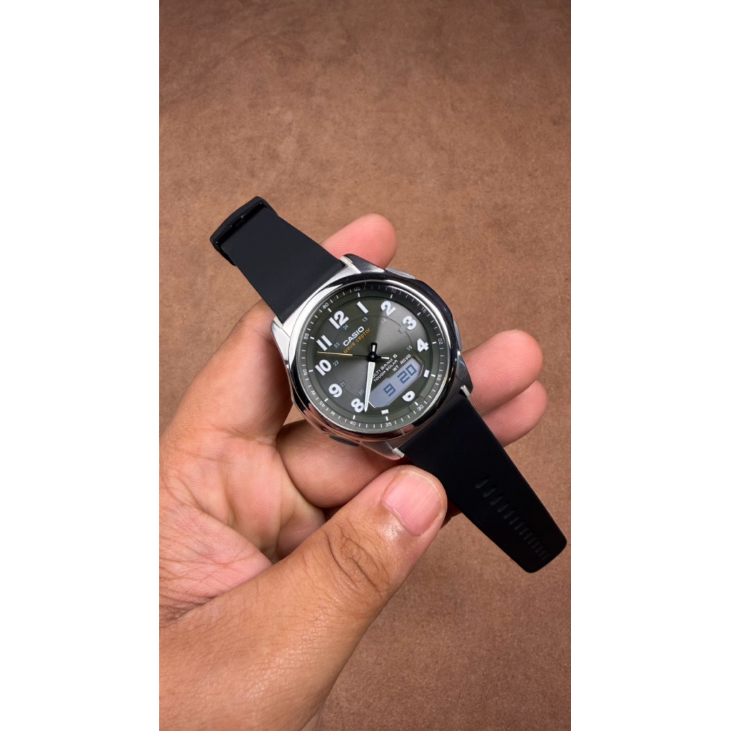 Jual JAM TANGAN PRIA CASIO WAVE CEPTOR MULTIBAND 6 TOUGH SOLAR WVA M630 ...