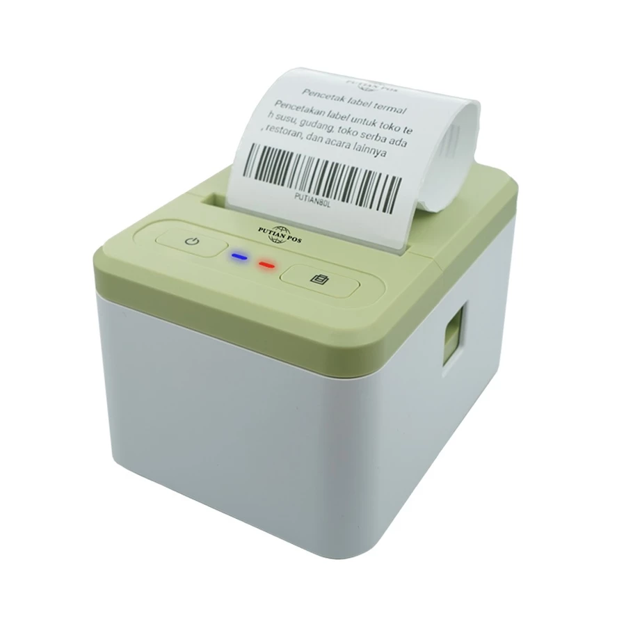 04. PUTIAN POS Printer Termal Desktop 80mm USB + Bluetooth