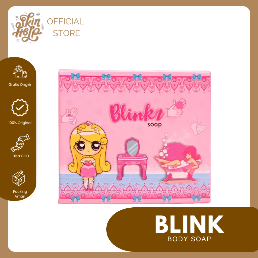 Blinkz Soap Sabun Whitening Collagen BPOM ( READY STOCK  LANGSUNG KIRIM)