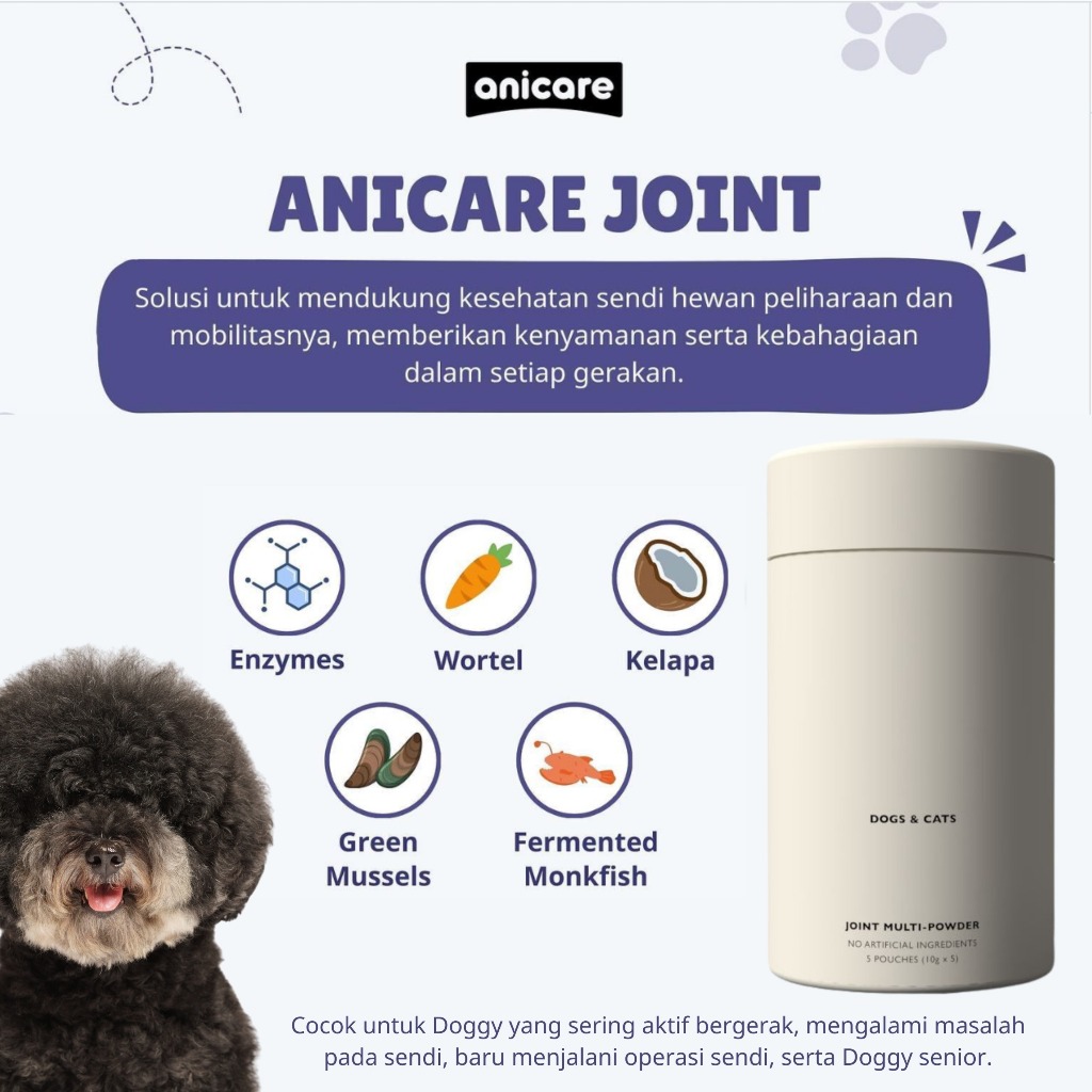 Jual AniCare Joint (50g) - Vitamin Sendi & Tulang Anjing Kucing ...