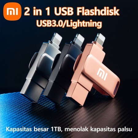 Jual U201 Flashdisk OTG 2-in-1 2TB – Dual Port USB 3.0 Lightning, Super ...