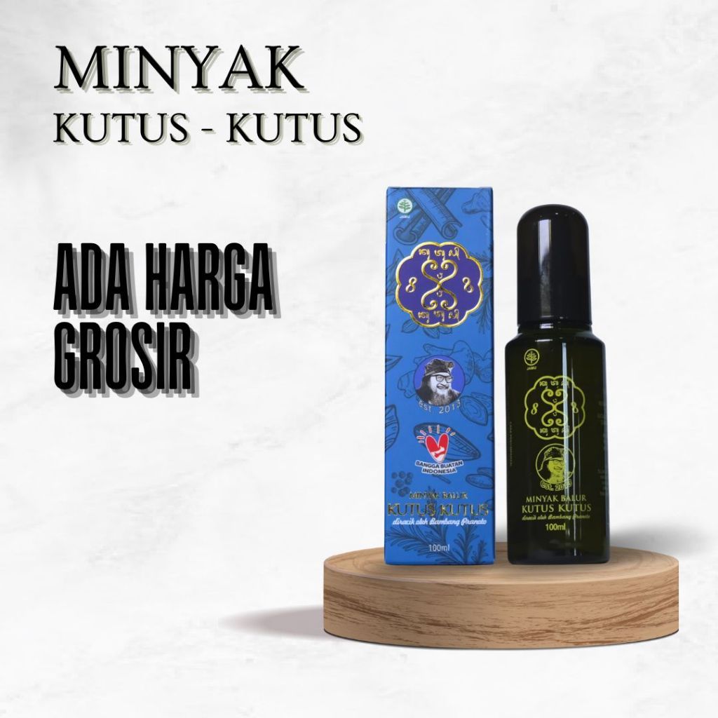 Jual Minyak Kutus Kutus Asli Bali Isi 100ml (KEMASAN BARU