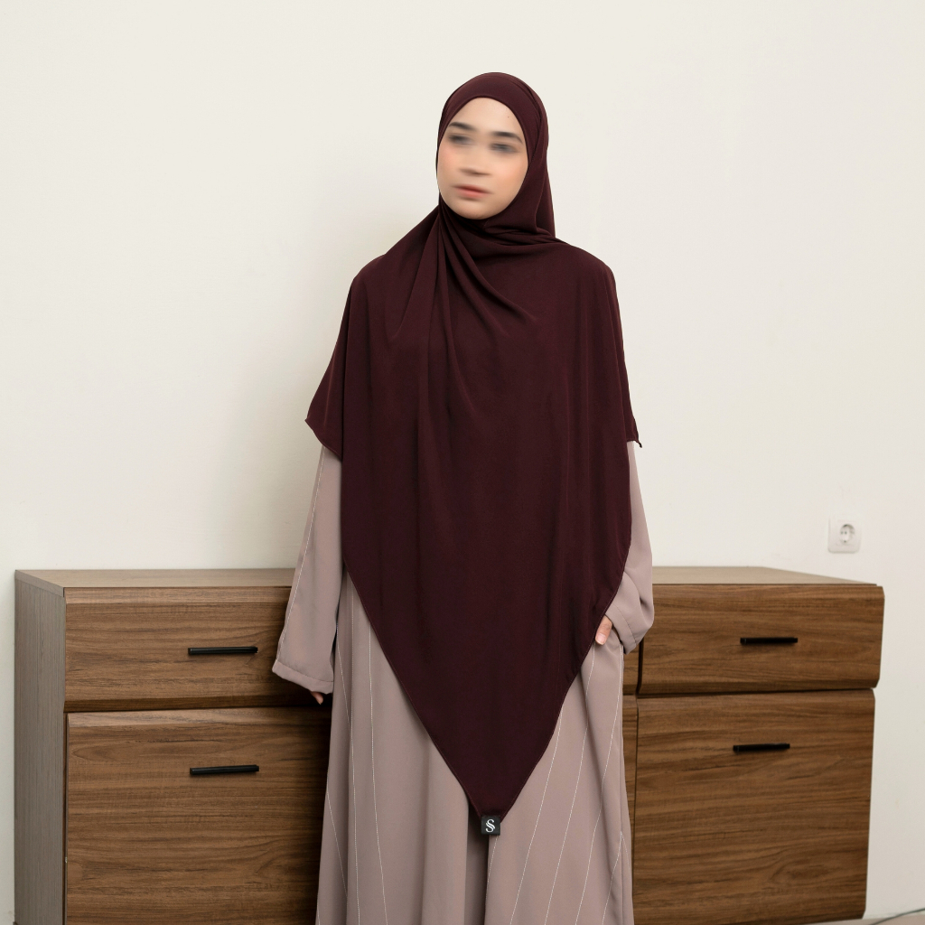 Bella Pashban Maheen Anti Uv Dengan Hijab Pashmina Bandana Instant By Shaimamodest