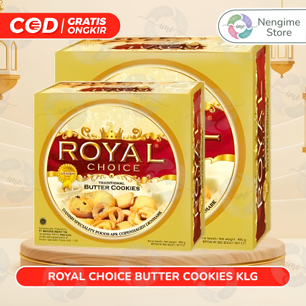 Jual ROYAL CHOICE BUTTER COOKIES KLG 480/960g | Shopee Indonesia
