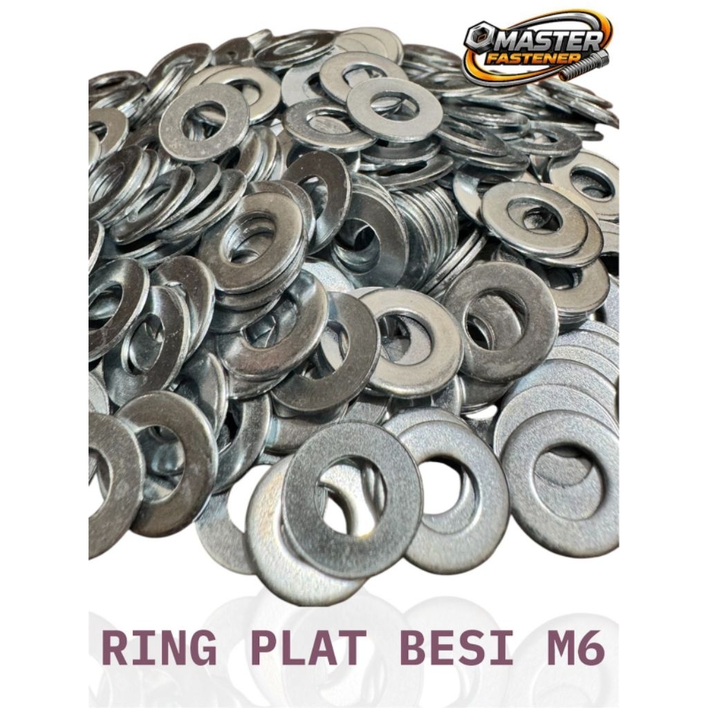 Jual Ring Plat Besi M6 Baut 10 Tebal 1mm | Shopee Indonesia