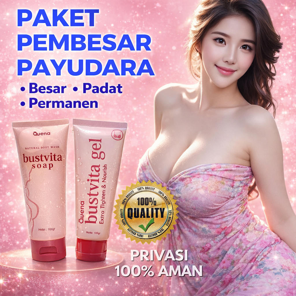 Paket Sabun Pembesar Payudara 100% Ampuh Permanen Bustvita Soap & Gel Cepat Aman - foto 1